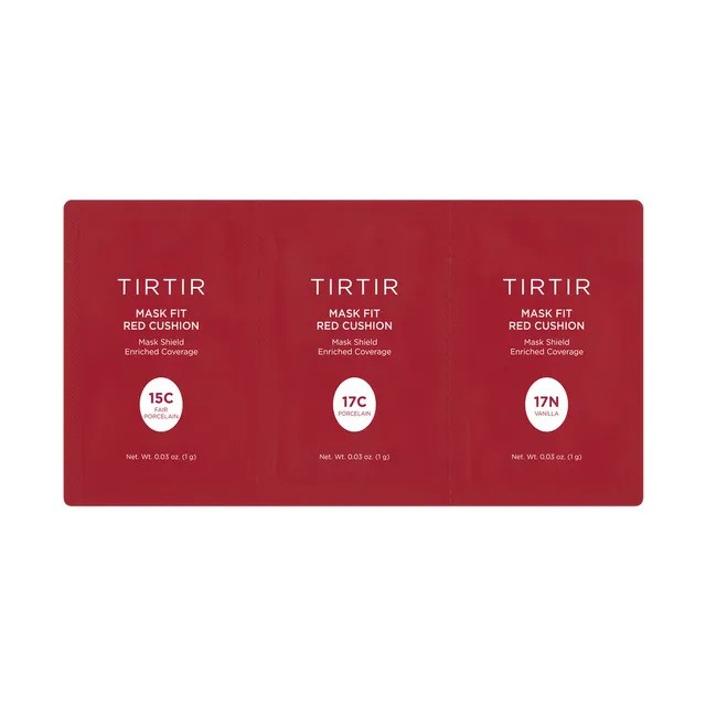 TIRTIR Samples Mask Fit Red Cushion 3 Colors 15C/17C/17N