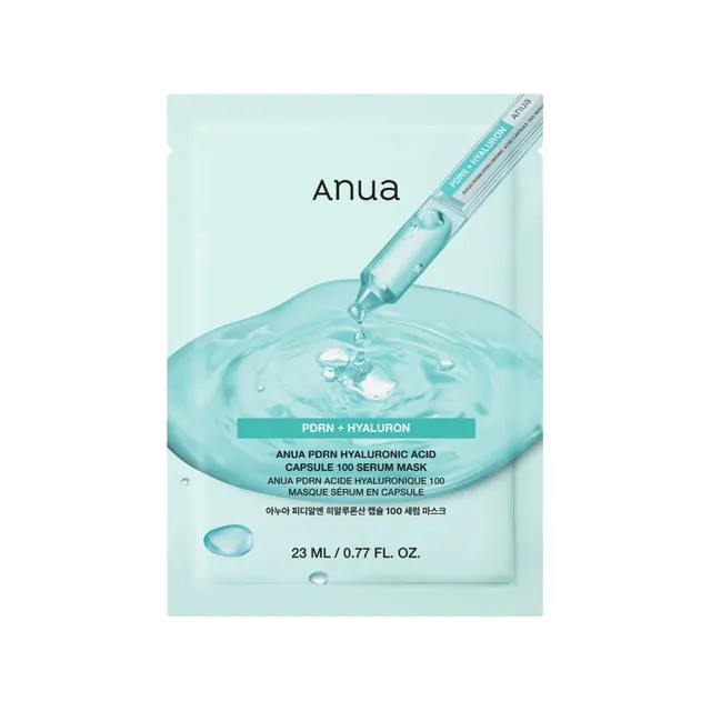 ANUA PDRN Hyaluron 100 Serum Mask 23ml 1 pcs