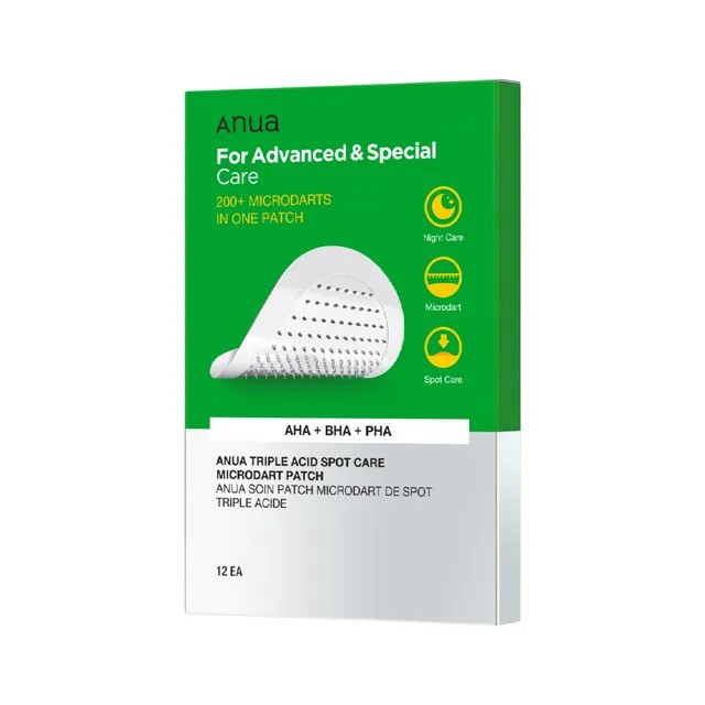 ANUA Triple Acid Spot Care Microdart Patch 12pcs