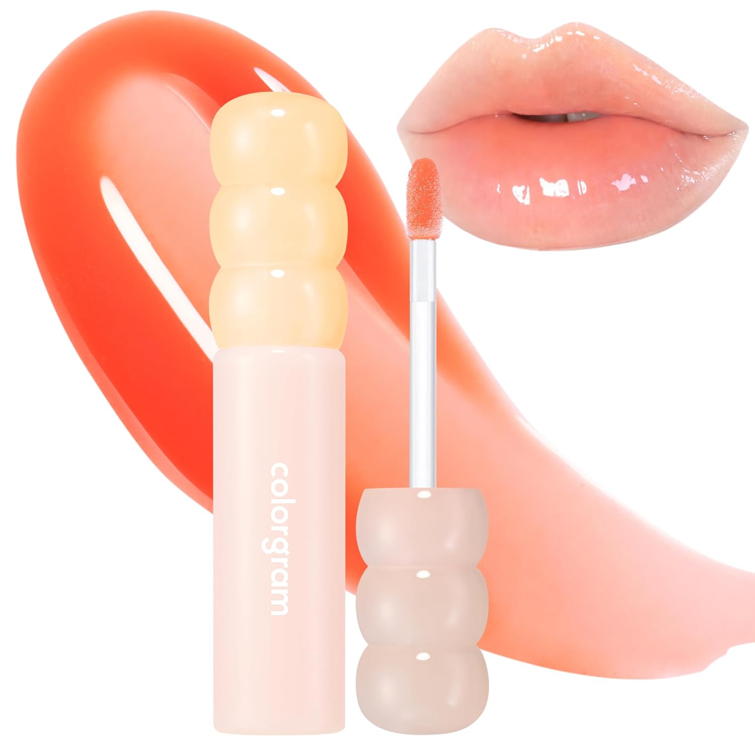 COLORGRAM Fruity Glass Gloss 02 Chewy Tangerine 3g