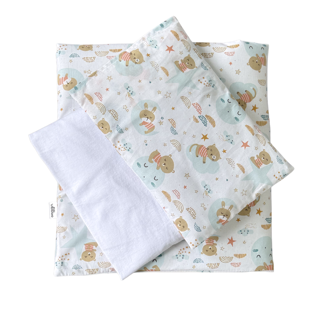 viBBoo Crib Blue Cloud