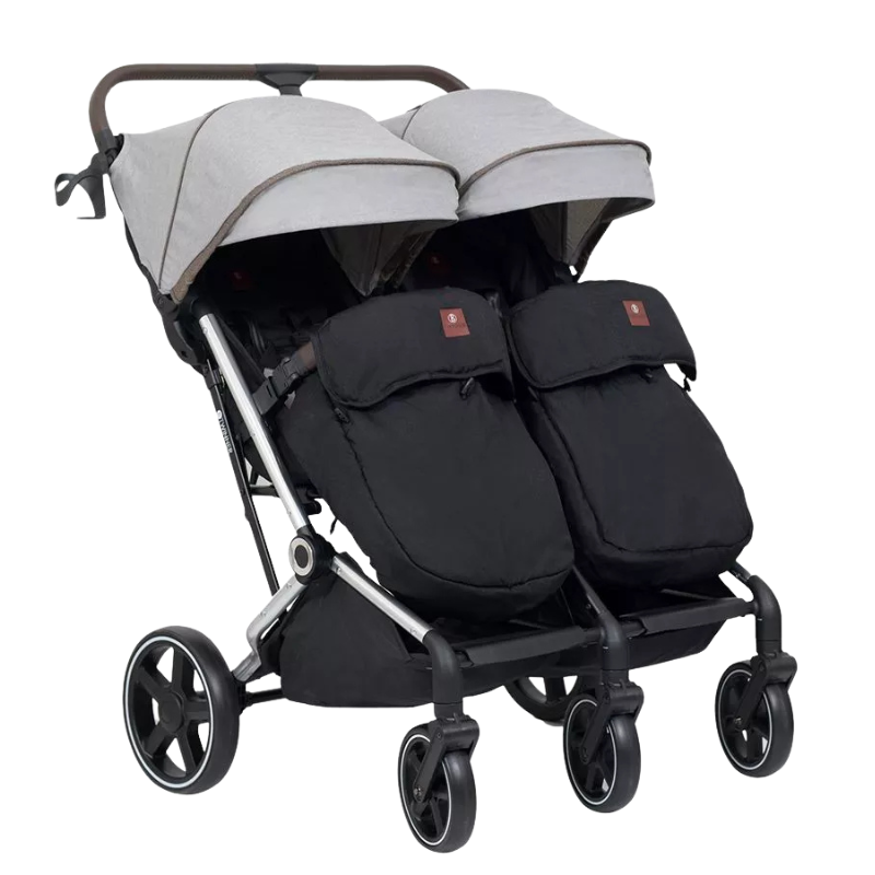 KIDDO Belletti Twinner Characoal-Twin Stroller